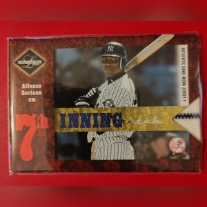2003 Leaf Limited Alfonso Soriano Game Used Jersey Relic SSP 29/40 NY Yankees